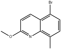 5-溴-8-甲基喹啉-2-醇 结构式