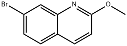 7-溴-2-甲氧基喹啉 结构式