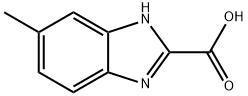 6-甲基-1H-苯咪唑-2-羧酸 结构式