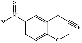 2-(2-甲氧基-5-硝基苯基)乙腈 结构式