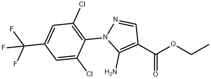 5-AMINO-1-[(2-ETHOXY-4-CHLORO-6-FLUORO)PHENYL]-1H-PYRAZOLE-3-CARBONITRILE 结构式