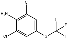 2,6-二氯-4-三氟甲基磺酰基苯胺 结构式