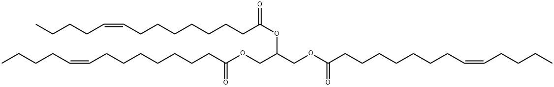 TRIMYRISTOLEIN (C14:1,(CIS)-9) 结构式