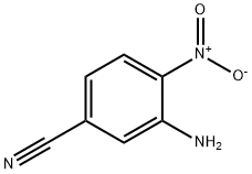 3-氨基-4-硝基苯腈 结构式