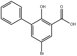 5-bromo-3-phenyl Salicylic Acid 结构式