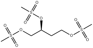 (S)-1,2,4-丁三醇三磺酸 结构式