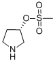 (S)-3-METHANESULFONYLOXY PYRROLIDINE 结构式