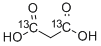 丙二酸-1,3-13C2 结构式