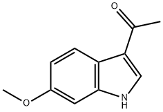 3-乙酰基-6-甲氧基吲哚 结构式