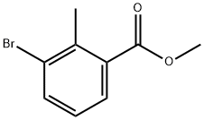 2-甲基-3-溴苯甲酸甲酯 结构式
