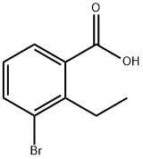 3-Bromo-2-ethyl-benzoic acid 结构式