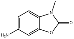 6-氨基-3-甲基-3H-苯并恶唑-2-酮 结构式