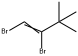 3,3-二甲基-1,2-二溴-1-丁烯 结构式