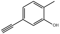 5-乙炔基-2-甲基苯酚 结构式