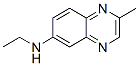 6-Quinoxalinamine,N-ethyl-2-methyl-(9CI) 结构式