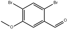 2,4-二溴-5-甲氧基苯甲醛 结构式