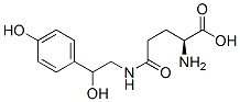 (2S)-2-amino-4-[[2-hydroxy-2-(4-hydroxyphenyl)ethyl]carbamoyl]butanoic acid 结构式
