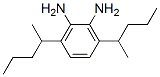 1,2-Benzenediamine,  3,6-bis(1-methylbutyl)- 结构式