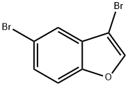 3,5-二溴苯并呋喃 结构式