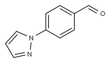 4-吡唑-1-基苯甲醛 结构式