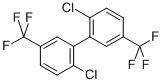 5,5'-Bis-trifluoromethyl-2,2'-dichlorobiphenyl 结构式