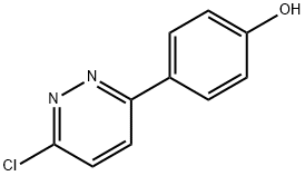 4-(6-氯哒嗪-3-基)苯酚 结构式