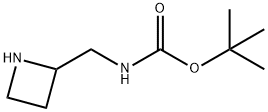 氮杂环丁烷-2-甲基氨基甲酸叔丁酯 结构式