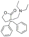 3-diethylaminomethyl-3,3-diphenyl-2-dihydrofuranone 结构式