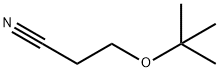 3-(叔丁氧基)丙腈 结构式