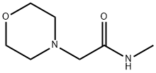 N-甲基-2-吗啉-4-基-乙酰胺 结构式