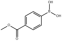 4-甲氧羰基苯硼酸 结构式