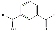 3-甲氧基羰基苯硼酸 结构式