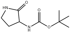 3-BOC-氨基吡咯烷-2-酮 结构式