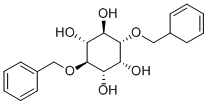 DL-1,4-BIS-O-(PHENYLMETHYL)-MYO INOSITOL 结构式