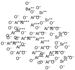 tetracosaaluminium barium heptastrontium tetratetracontaoxide  结构式