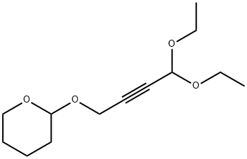 2-[(4,4-二乙氧基-2-丁炔-1-基)氧基]四氢吡喃 结构式