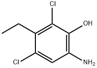 6-Amino-2,4-dichloro-3-ethylphenol 结构式