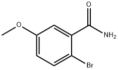 2-溴-5-甲氧基苯甲酰胺 结构式