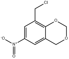 8-氯甲基-6-硝基-4H-苯并[1,3]二恶英 结构式