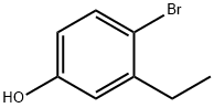 3-乙基-4-溴苯酚 结构式