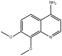 4-AMINO-7,8-DIMETHOXYQUINOLINE 结构式