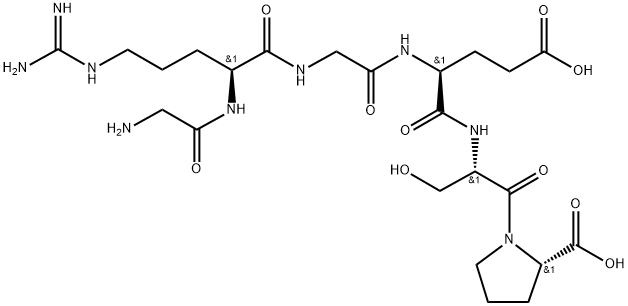 glycyl-arginyl-glycyl-glutamyl-seryl-proline 结构式