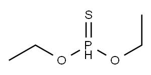 O,O-硫代膦酸二乙酯 结构式