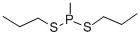 Methyldithiophosphonous acid dipropyl ester 结构式