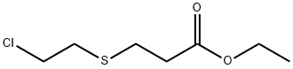 ethyl 3-(2-chloroethylsulfanyl)propanoate 结构式