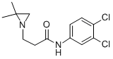 N-(3,4-Dichlorophenyl)-3-(2,2-dimethyl-1-aziridinyl)propionamide 结构式