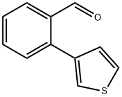 2-噻吩-3-基-苯甲醛 结构式