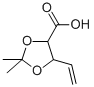 2,2-DIMETHYL-5-VINYL-[1,3]DIOXOLANE-4-CARBOXYLIC ACID 结构式