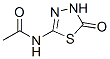 Acetamide,  N-(4,5-dihydro-5-oxo-1,3,4-thiadiazol-2-yl)- 结构式