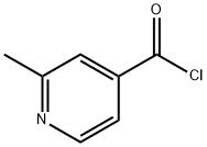 2-甲基吡啶-4-甲酰氯 结构式